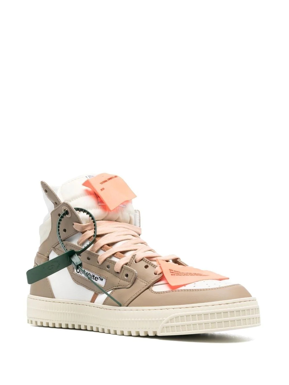 Arrows appliqué calf-leather sneakers - 2