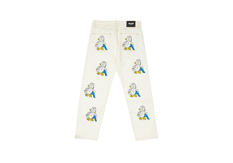 PALACE DUCKS BAGGIES JEAN WHITE outlook