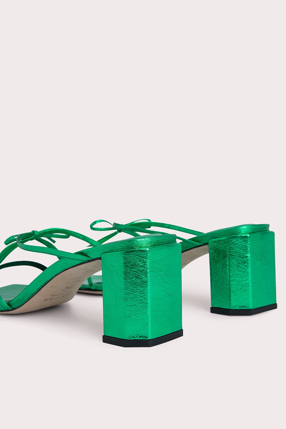 June Clover Green Metallic Leather - 7