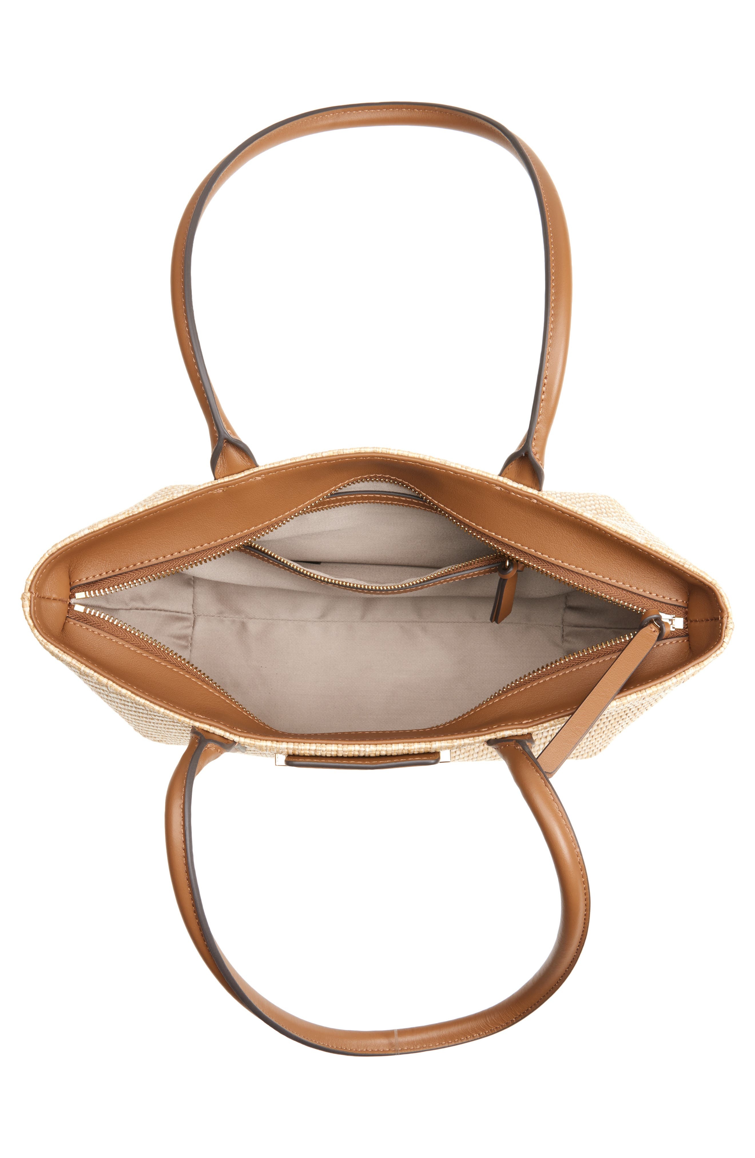 rag & bone Realm Straw Satchel in Natural at Nordstrom - 3