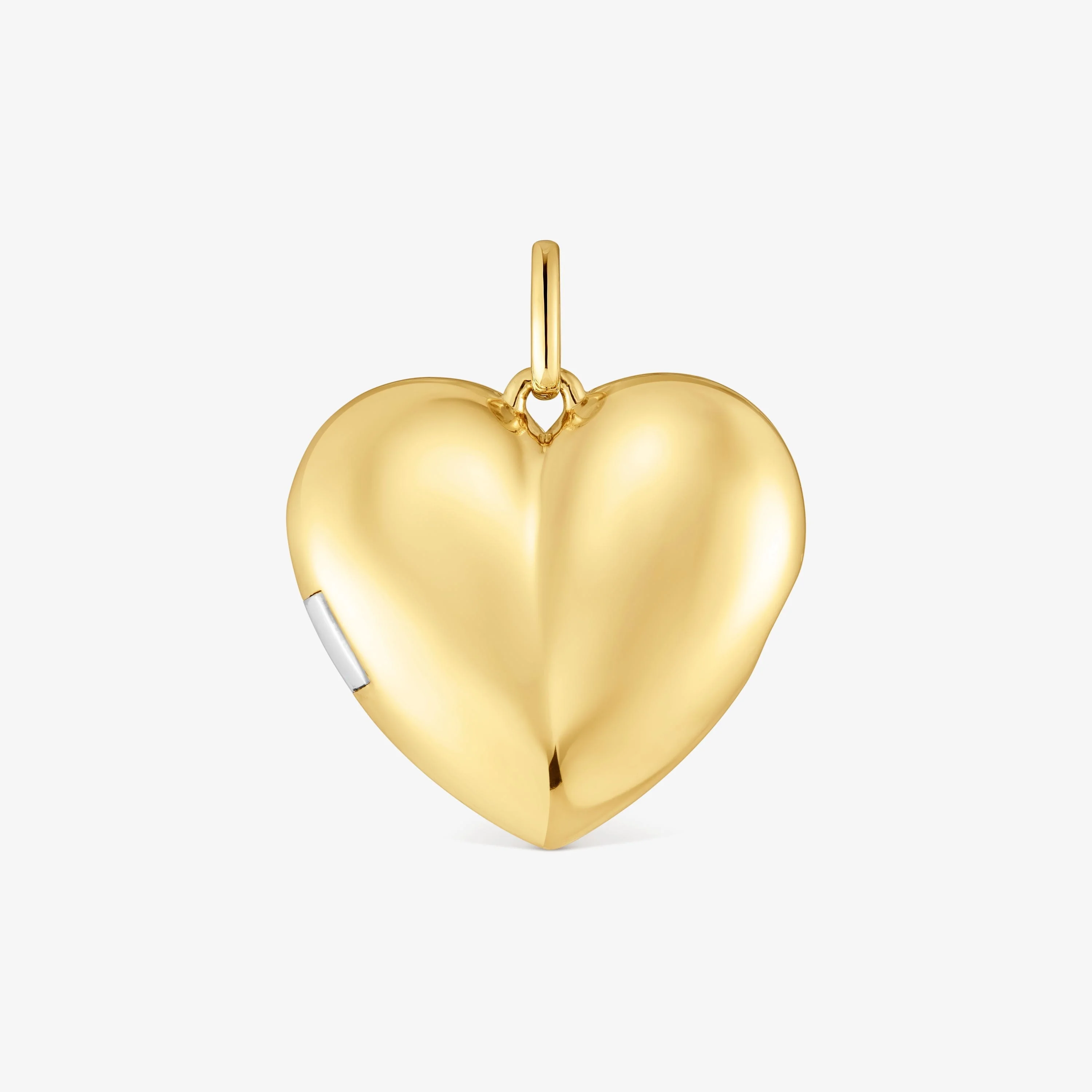 Two-tone heart Pendant Medallions - 1