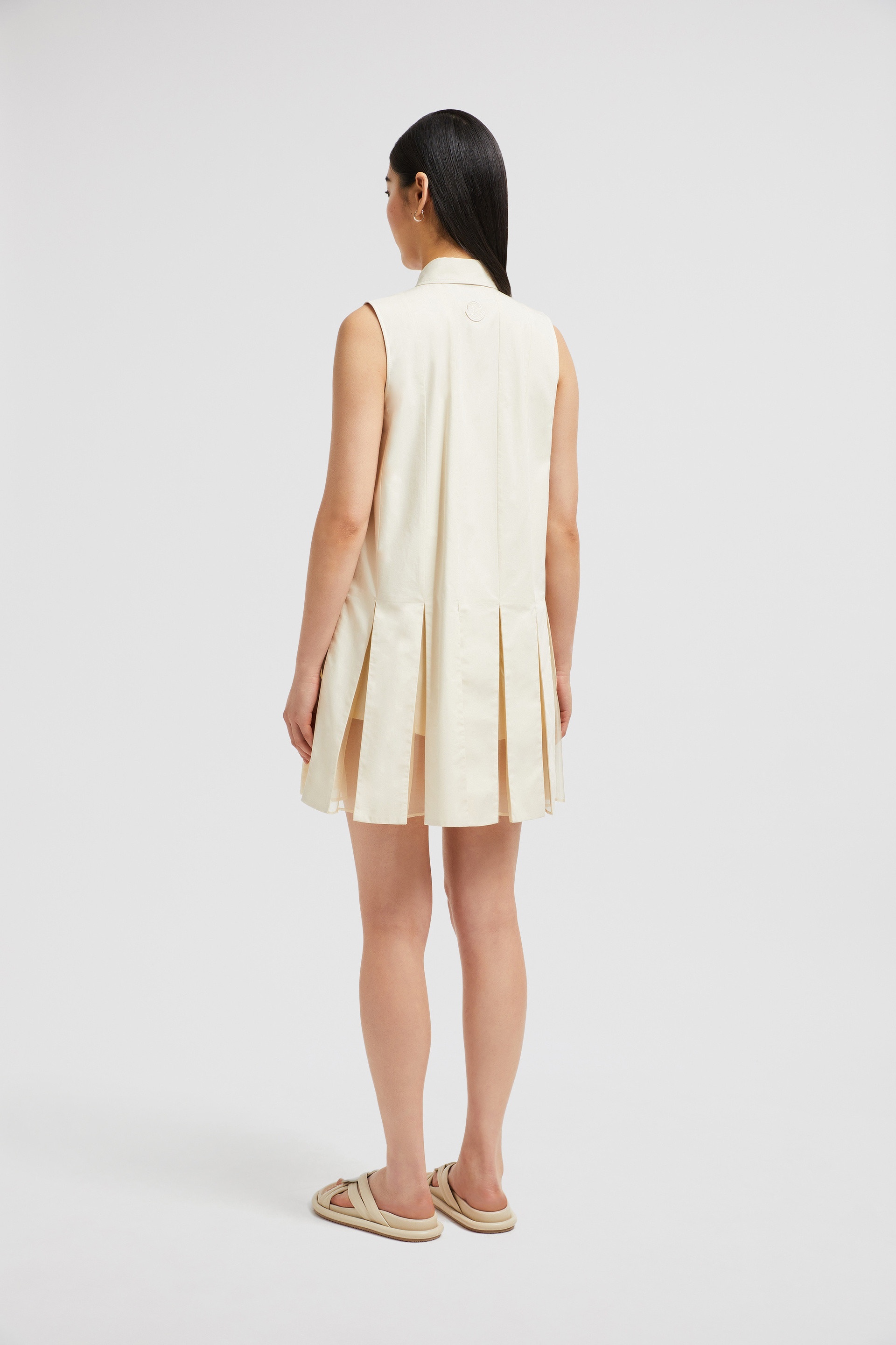 Moncler シャツドレス Cotton & Silk Mini Shirt Dress 関税込 Moncler Cotton & Silk Mini Shirt Dress | REVERSIBLE