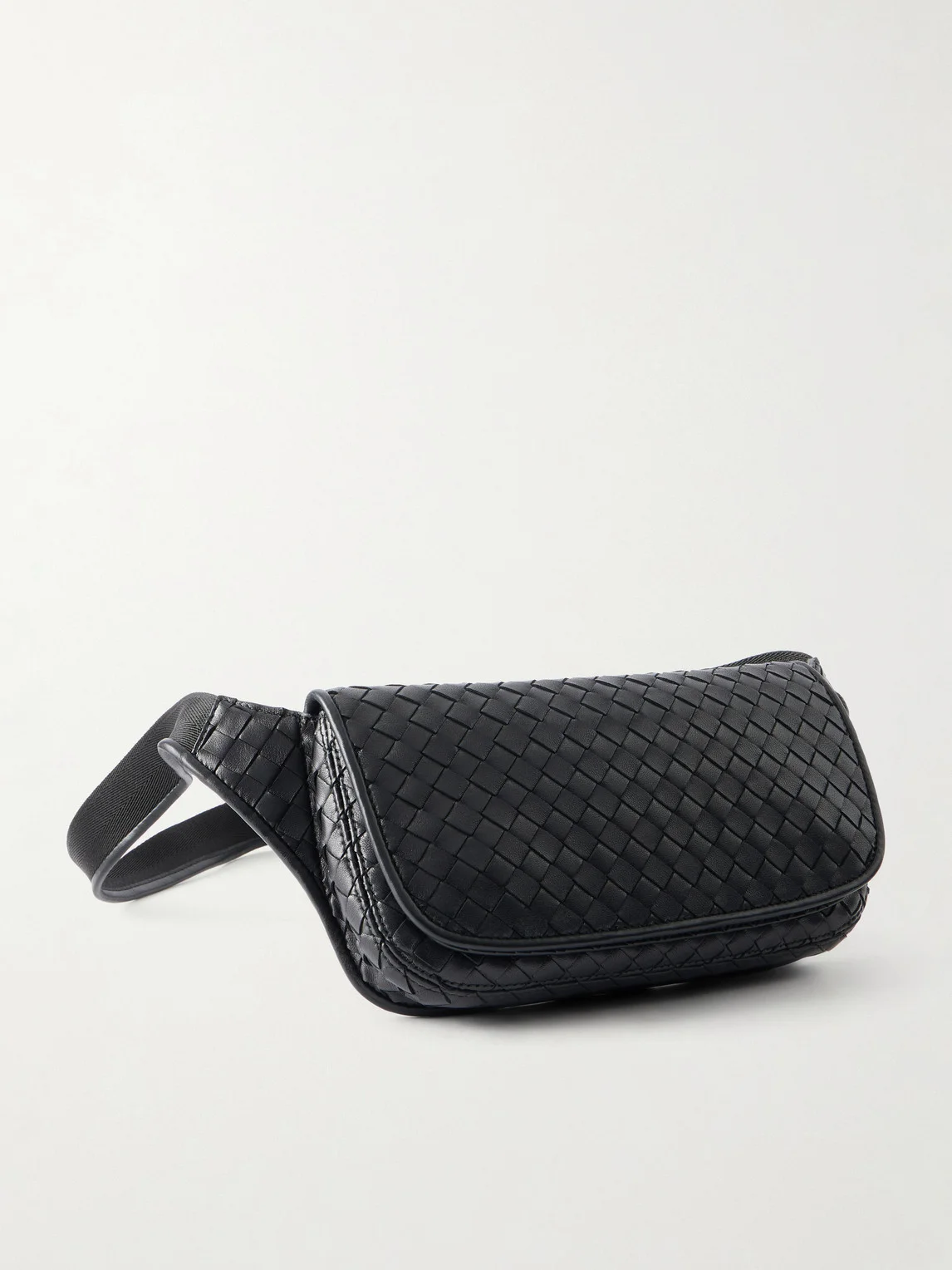 Veneto Intrecciato Leather Messenger Bag - 1