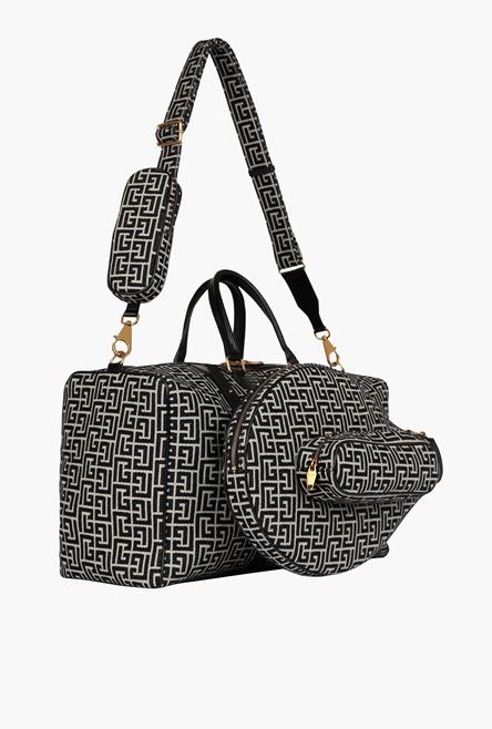Bicolor jacquard tennis bag - 5