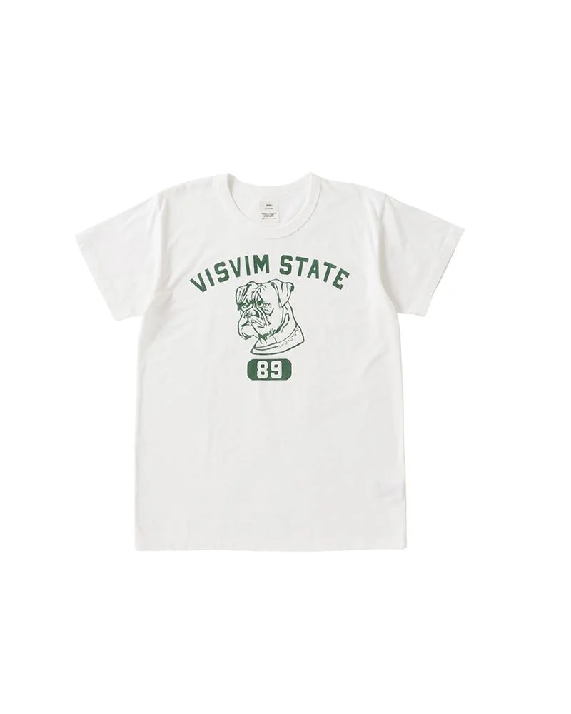 BOX TEE S/S 89 DMGD W WHITE - 1