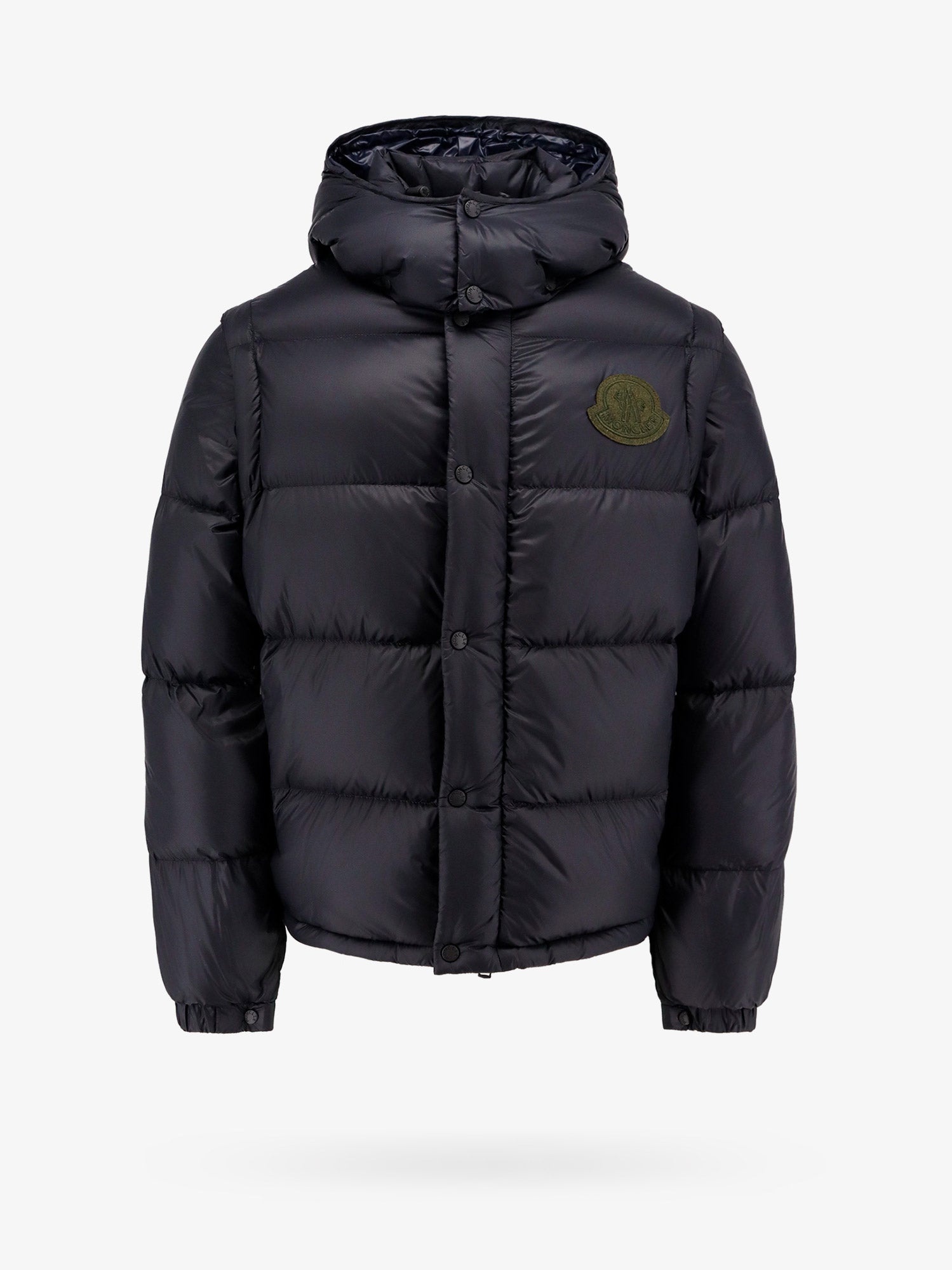 Moncler Man Cyclone Man Grey Jackets - 1