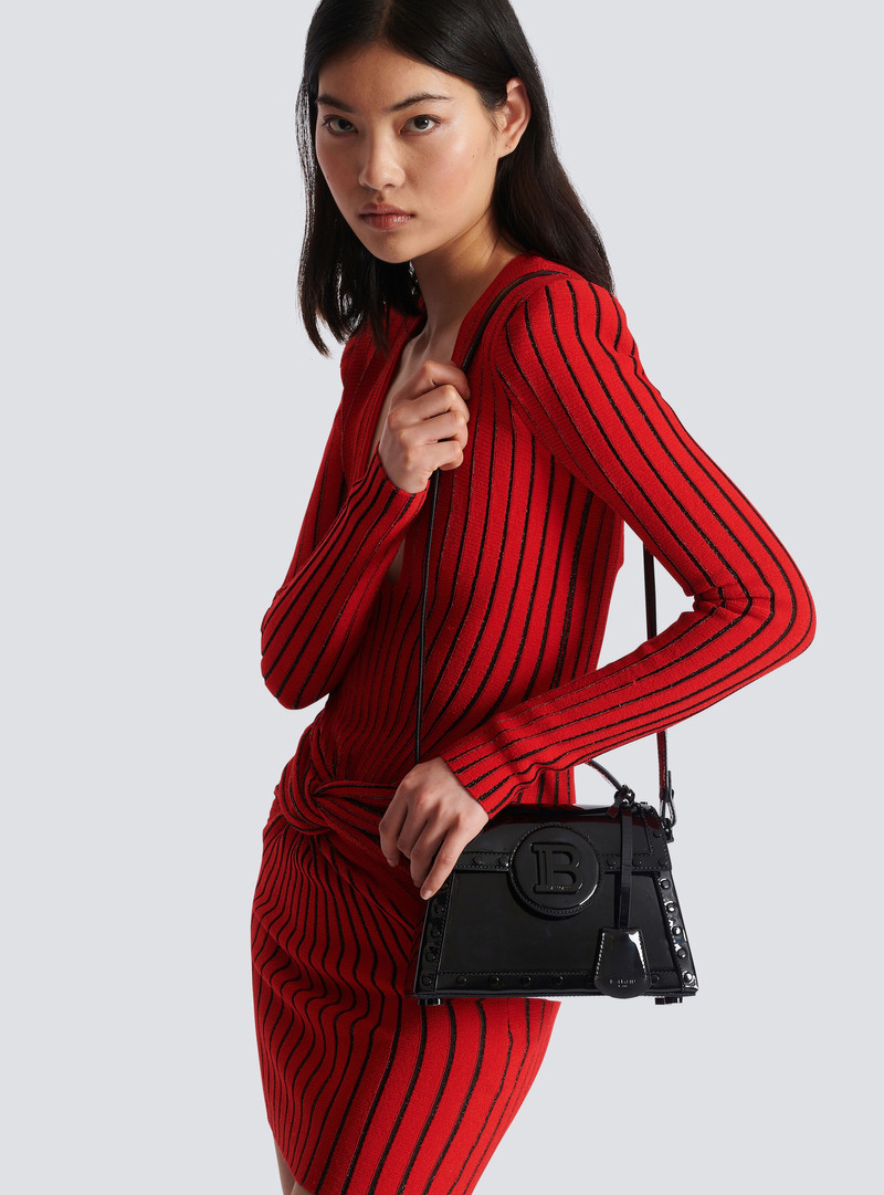 Balmain B-Buzz Dynasty bag in patent leather outlook