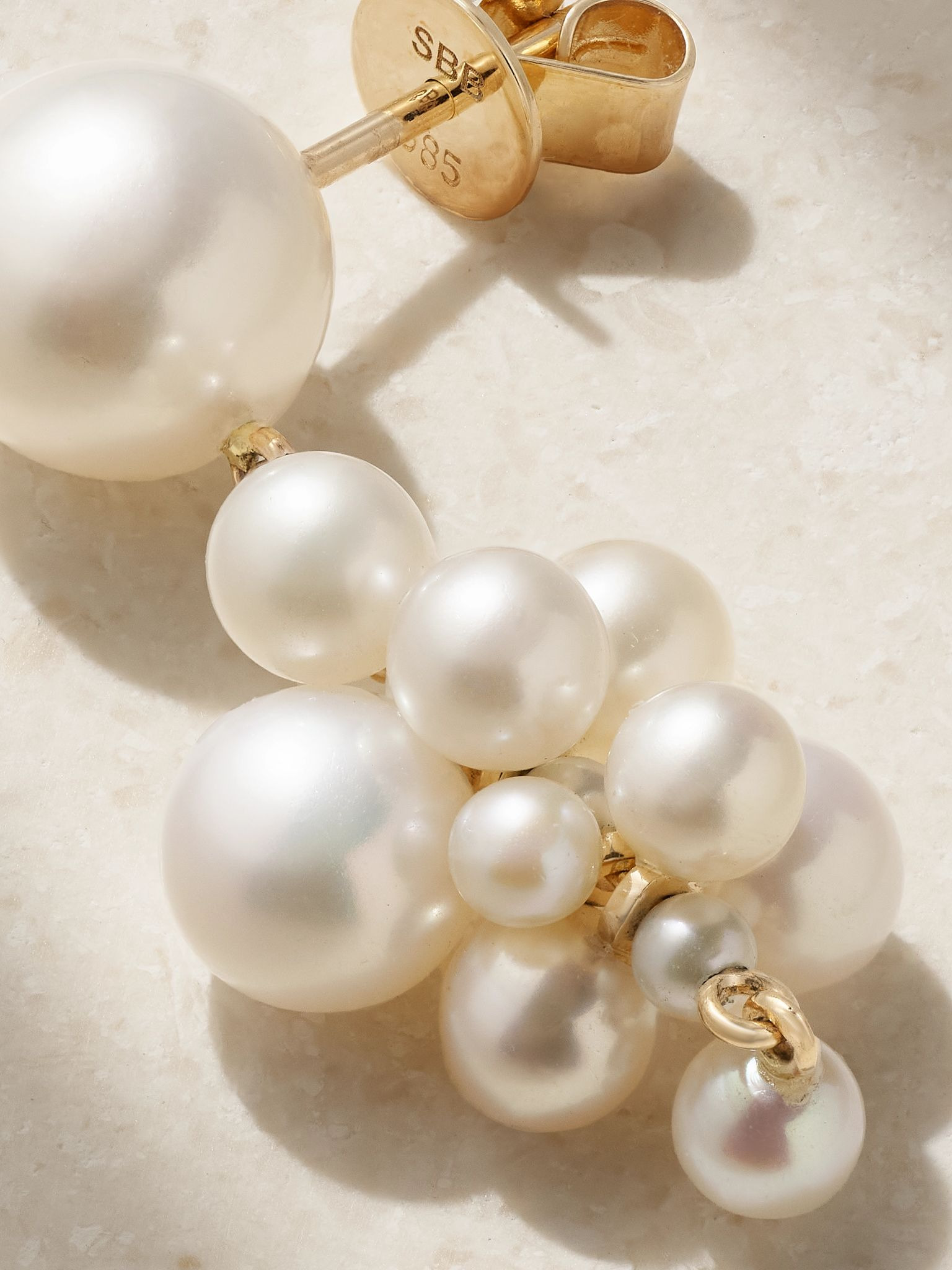 Botticelli 14-karat gold pearl earring Gold - 3