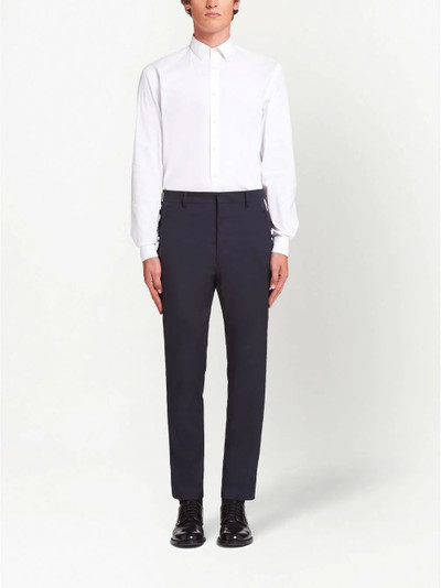 Prada cropped tailored trousers outlook