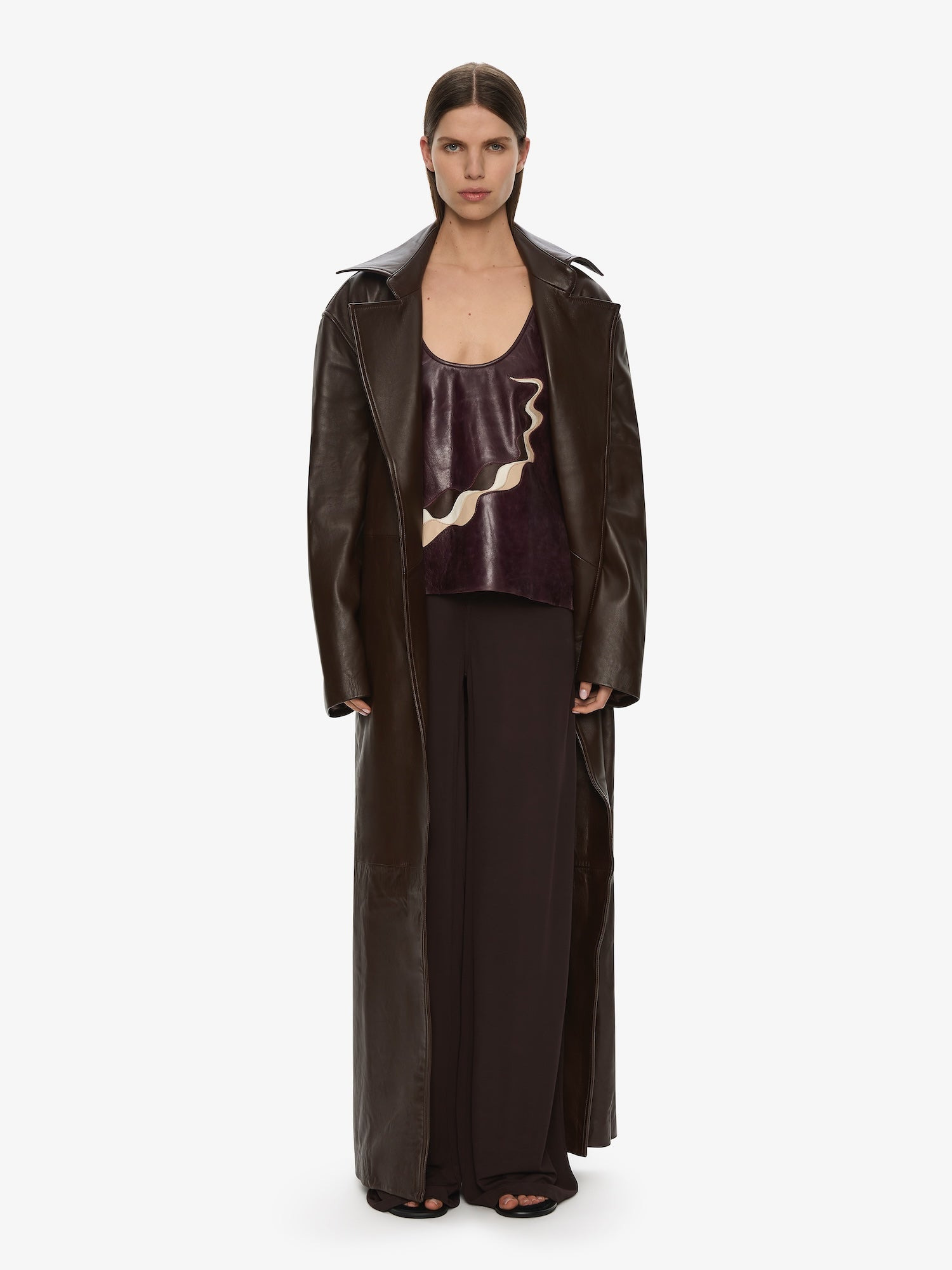 Calais Leather Trench - 2