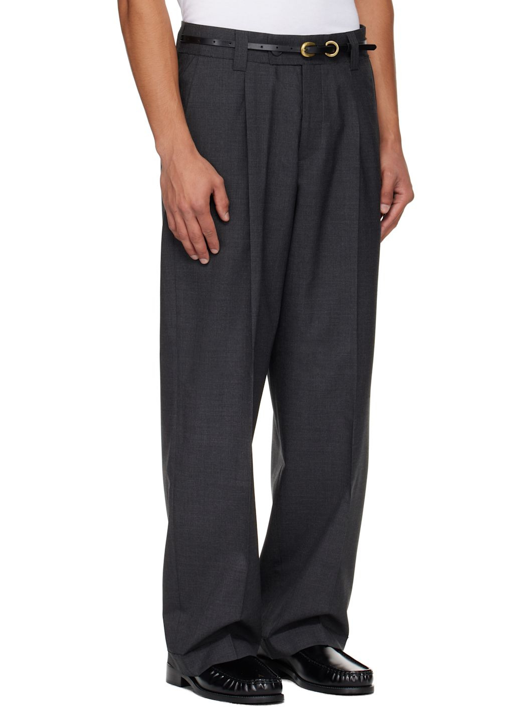 Gray Patch Trousers - 2