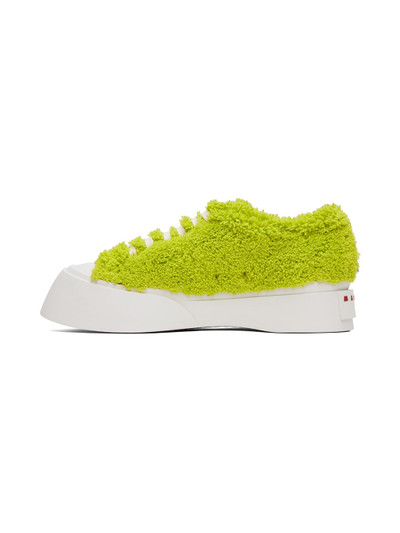 Marni Green Terry Pablo Sneakers outlook