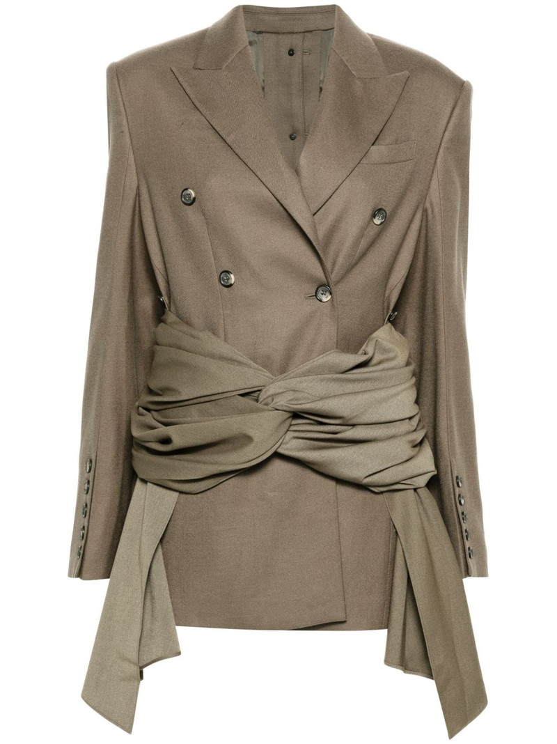 Wrapped blazer 1