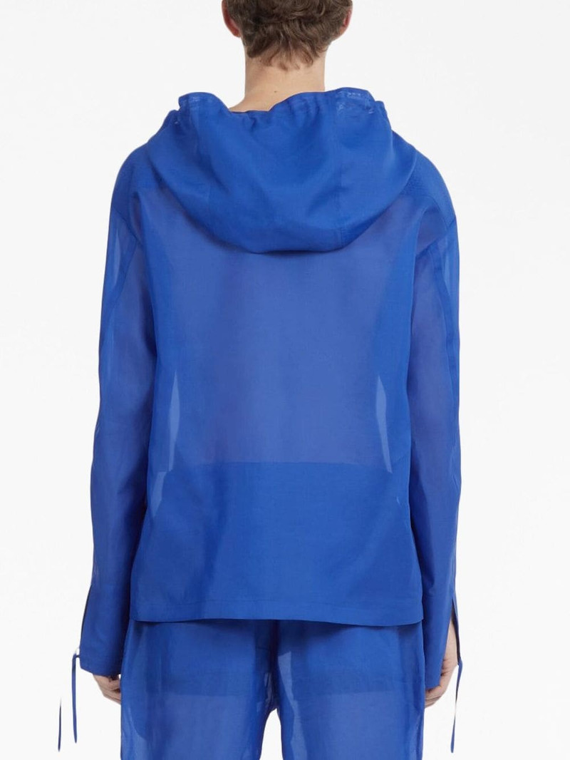 hooded organza blouse 4