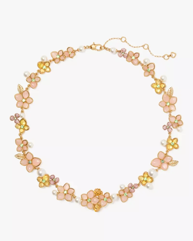 Pastel Petals Statement Necklace - 1