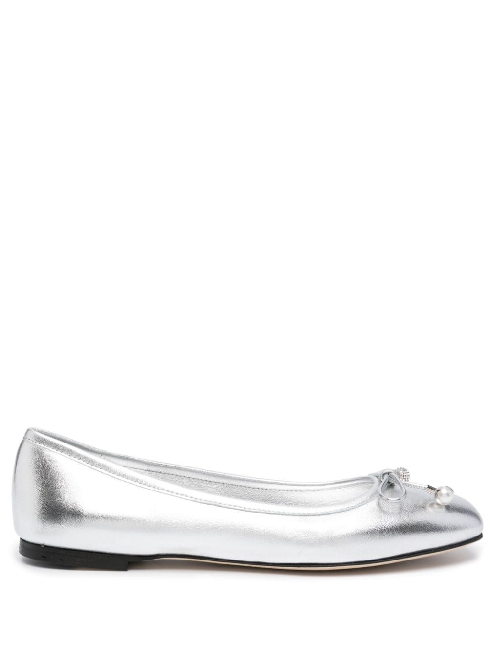 Elme metallic ballerina shoes - 1