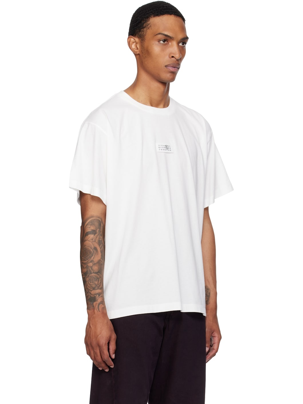 White Cotton T-shirt - 2