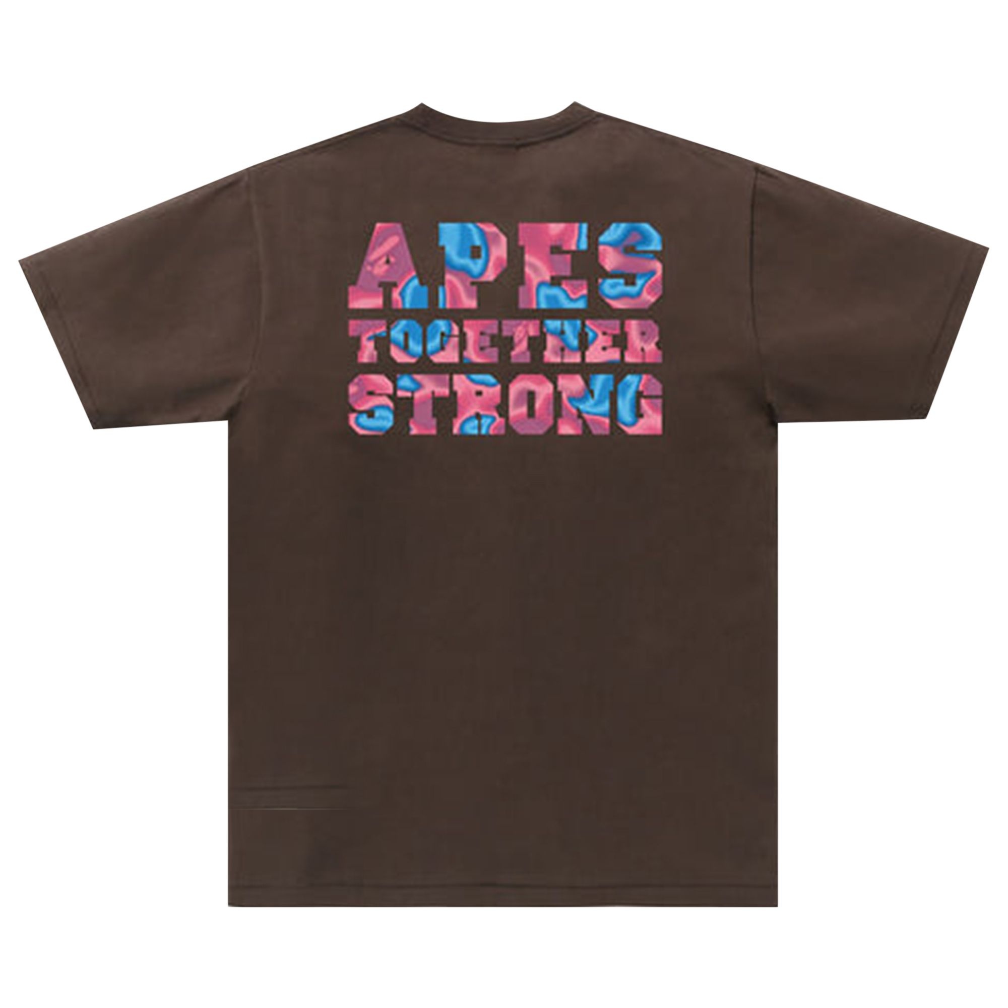 BAPE Liquid Camo College ATS Tee 'Brown' - 2