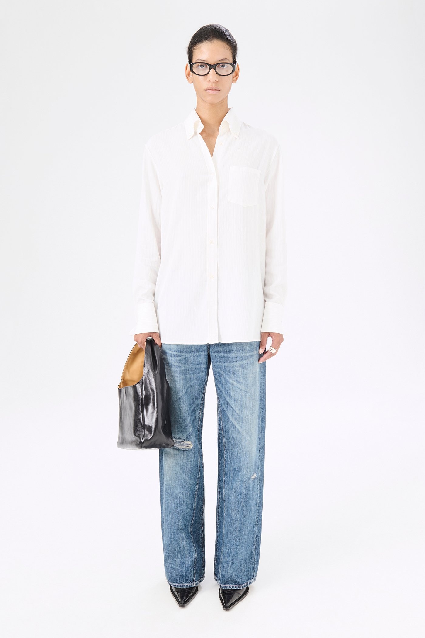 Sincere Shirt French Stripe Ceremony Viscose - 2