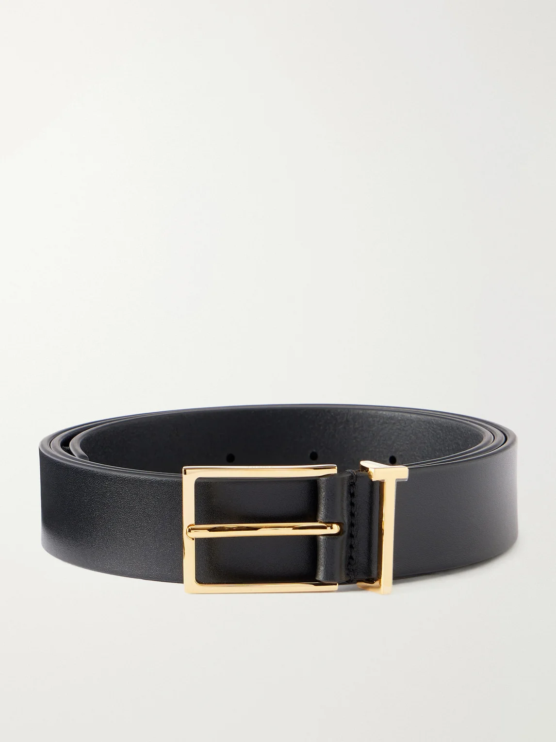 T Loop 2.8cm Leather Belt - 1