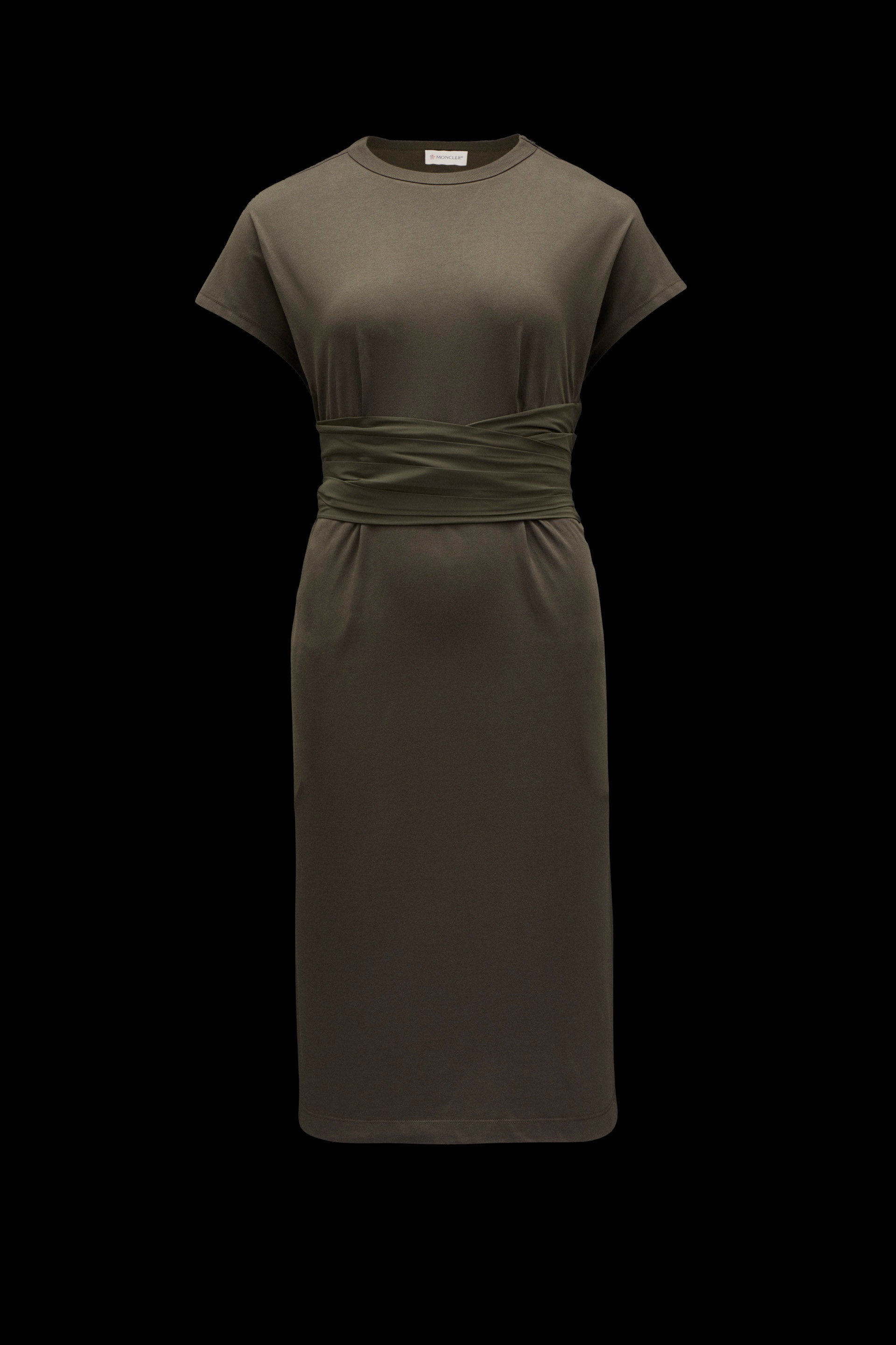 Belted Midi Dress - 1