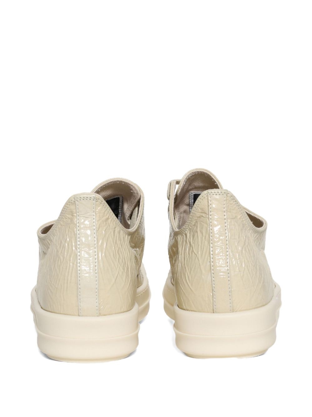 textured lace-up sneakers - 2