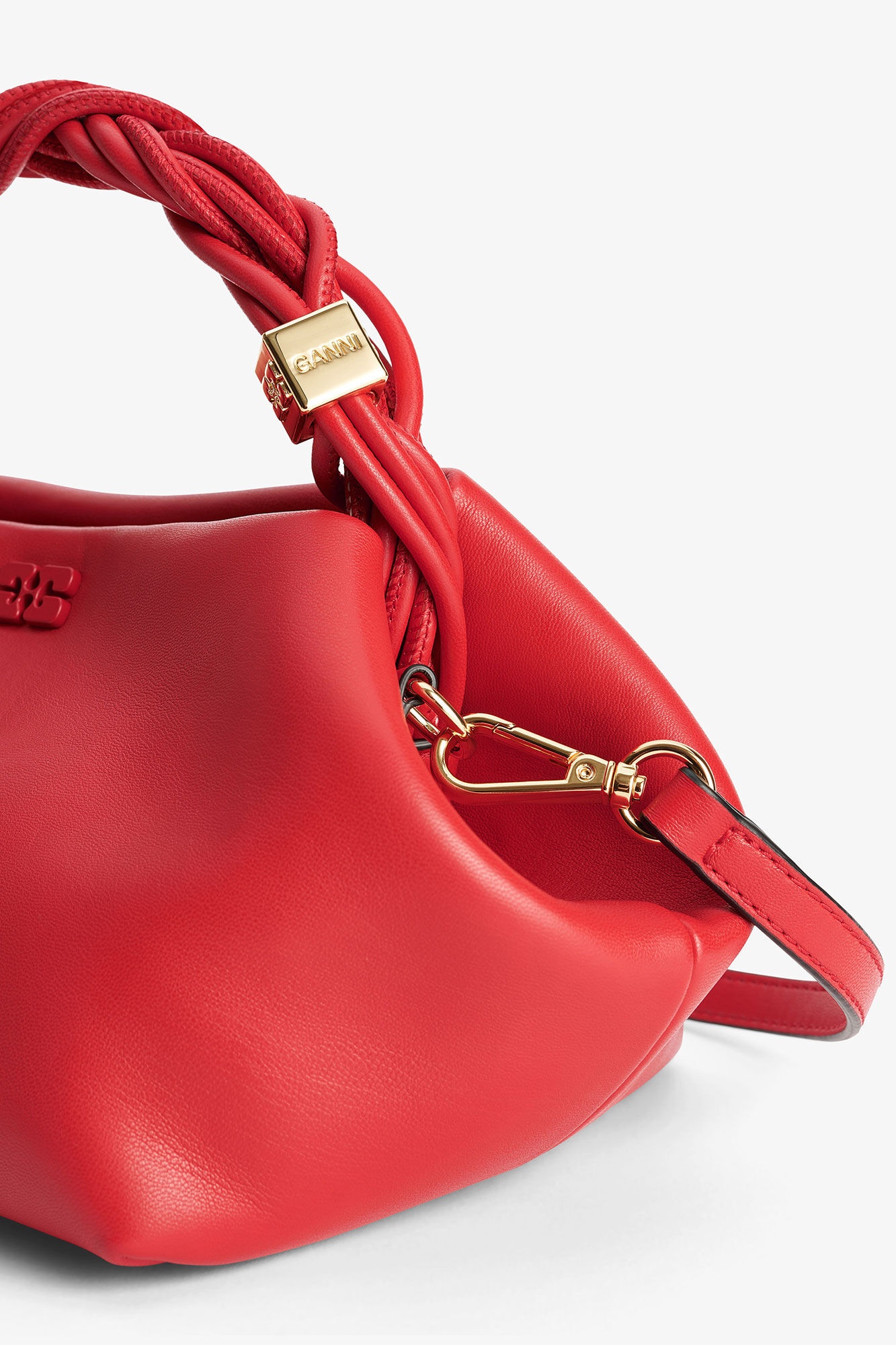 RED SMALL GANNI BOU BAG - 4