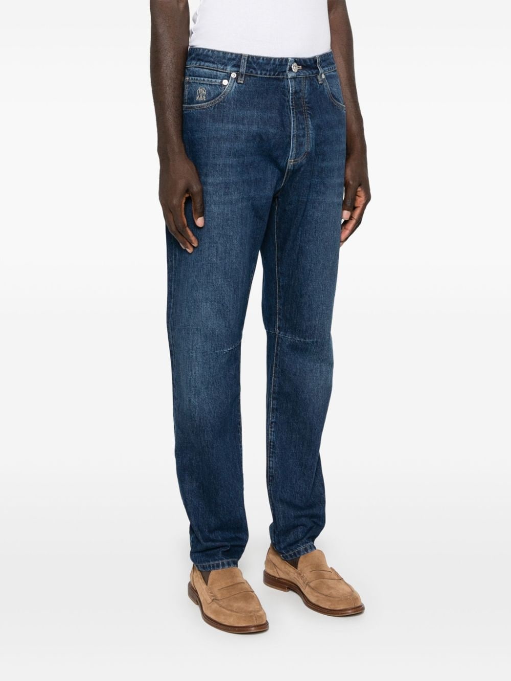 mid-rise slim-fit jeans - 3