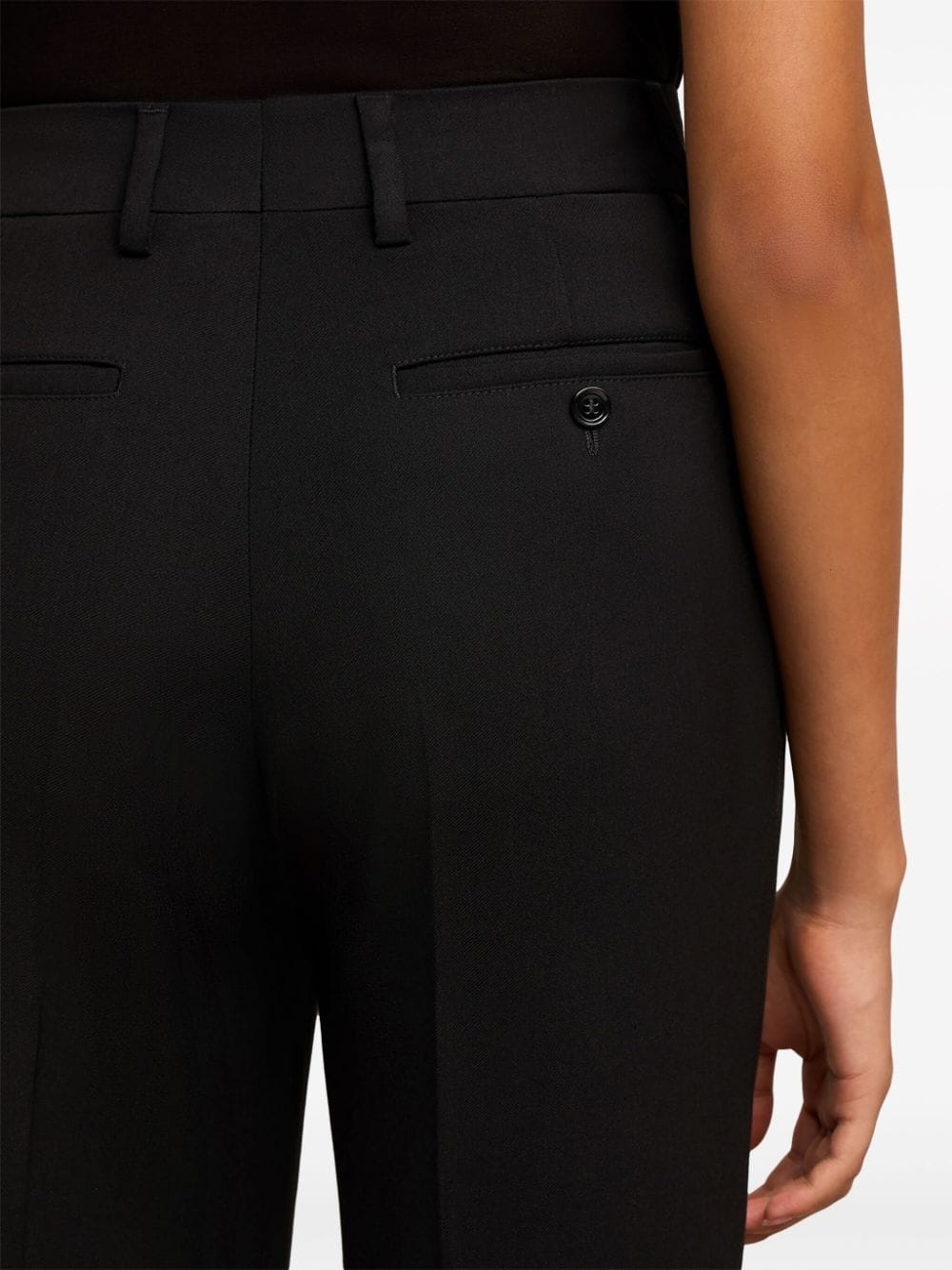 tailored high-rise flared trousers - 5