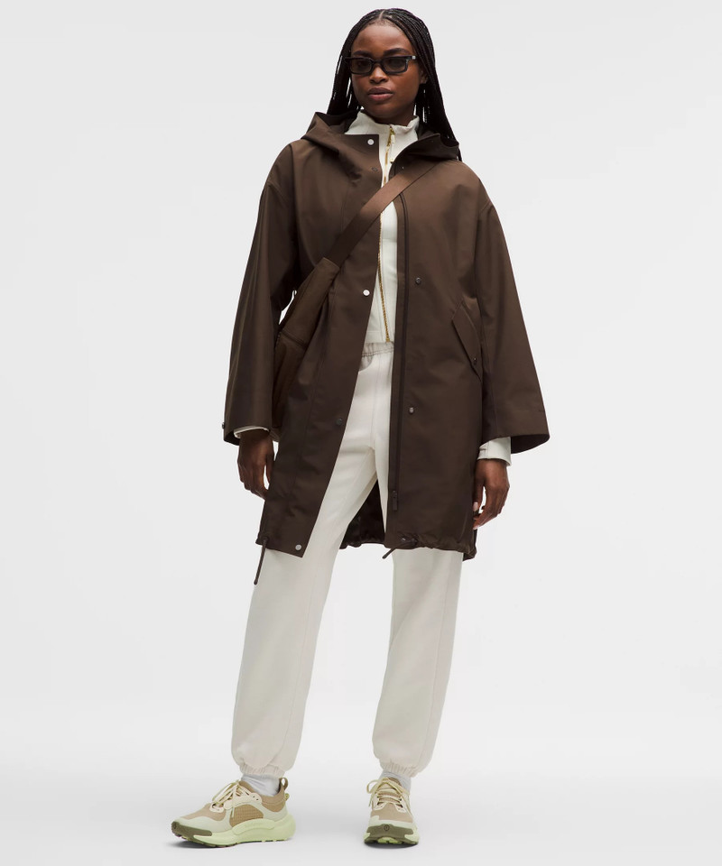 Oversized Cocoon Rain Coat 1