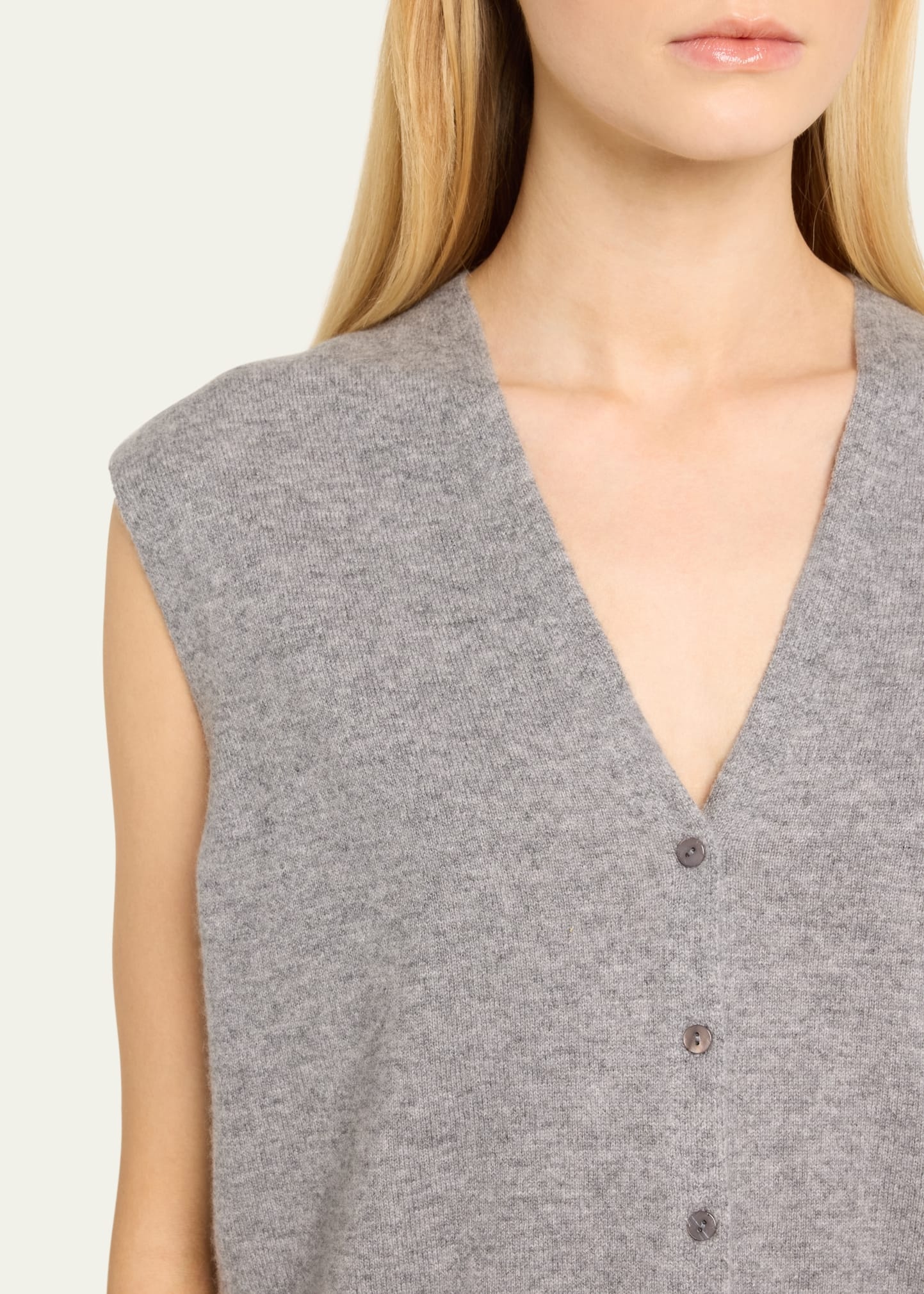 Rozzi Cashmere Sweater Vest - 5