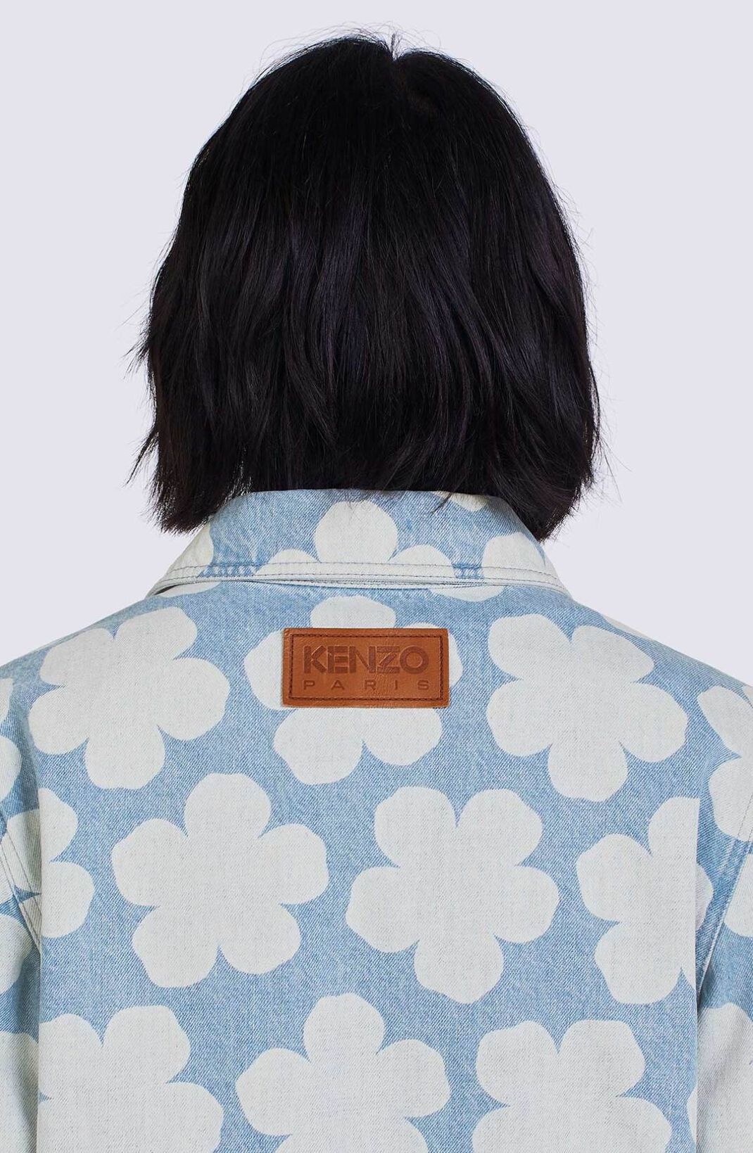 KENZO 'Hana Dots' denim workwear jacket | REVERSIBLE KENZO 'Hana Dots' denim workwear jacket | REVERSIBLE