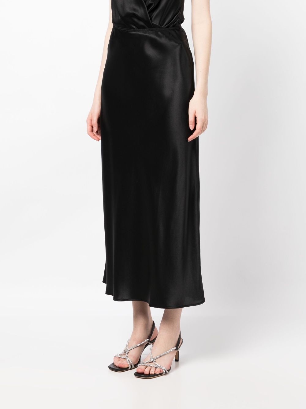 Layla silk midi skirt - 3