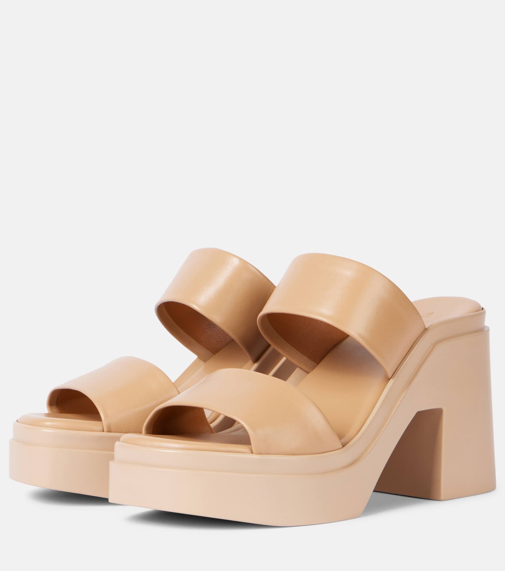 Next leather platform sandals - 4
