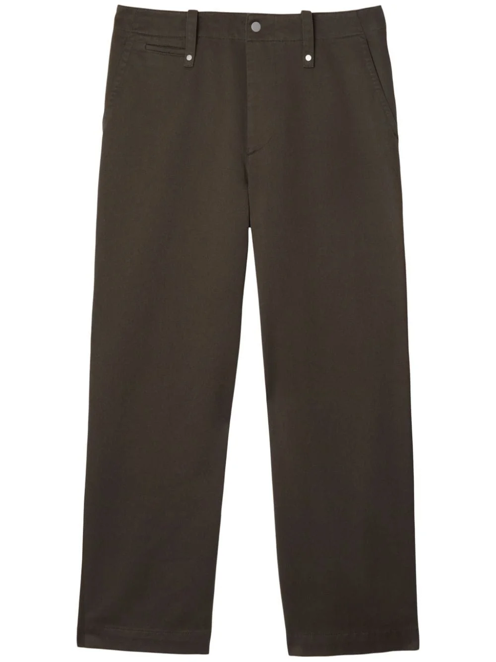 wide-leg cotton trousers - 1