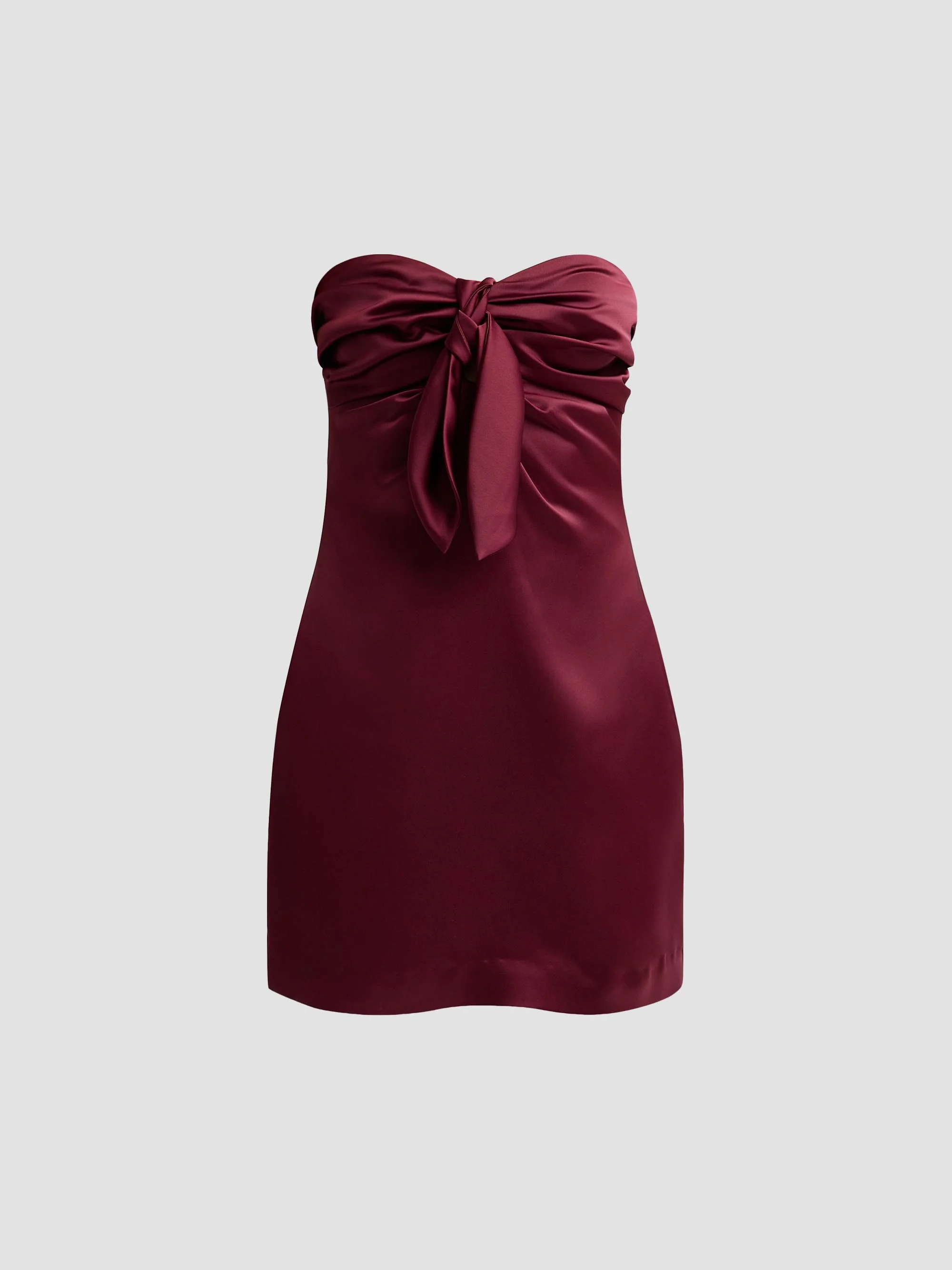 Women's Orion Bow Minidress - Cranberry - 1