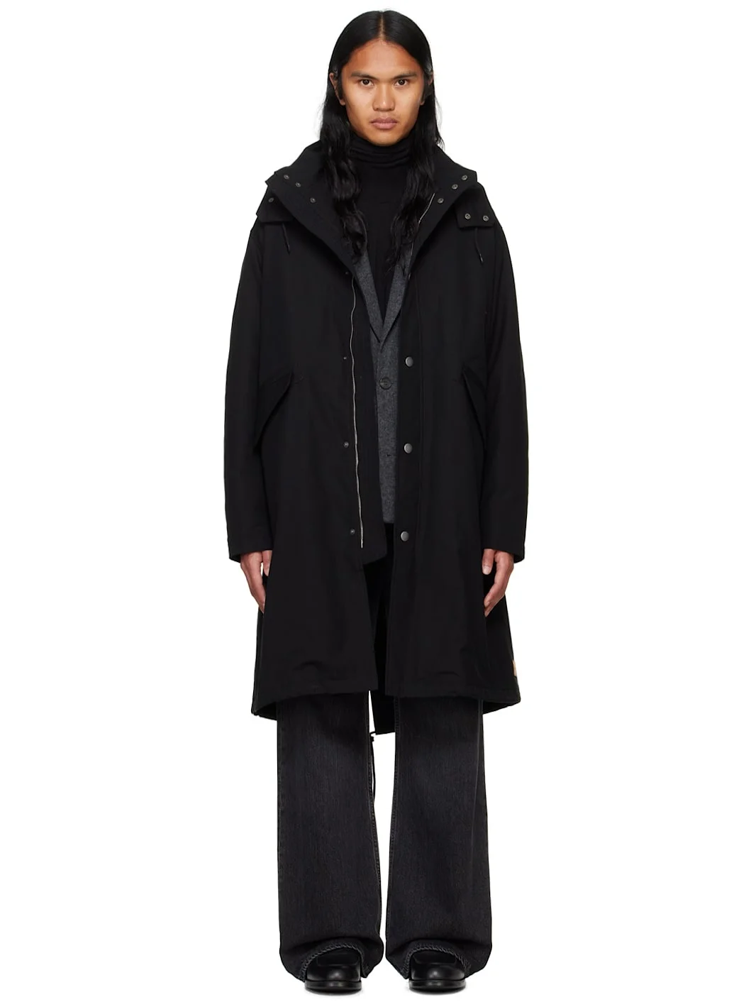Black Antonin Coat - 1