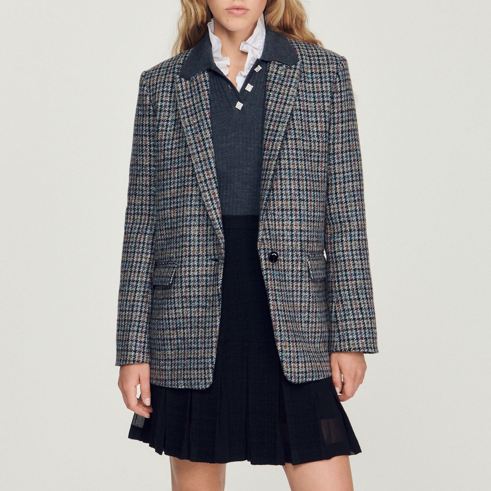 Checked tailored jacket - 2
