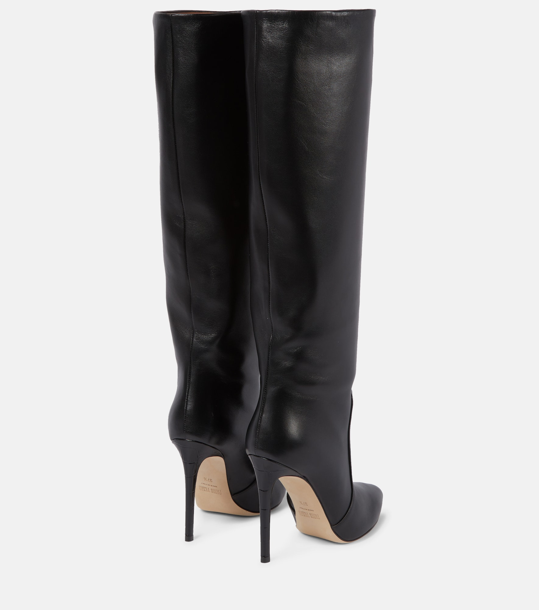 Leather knee-high boots - 3