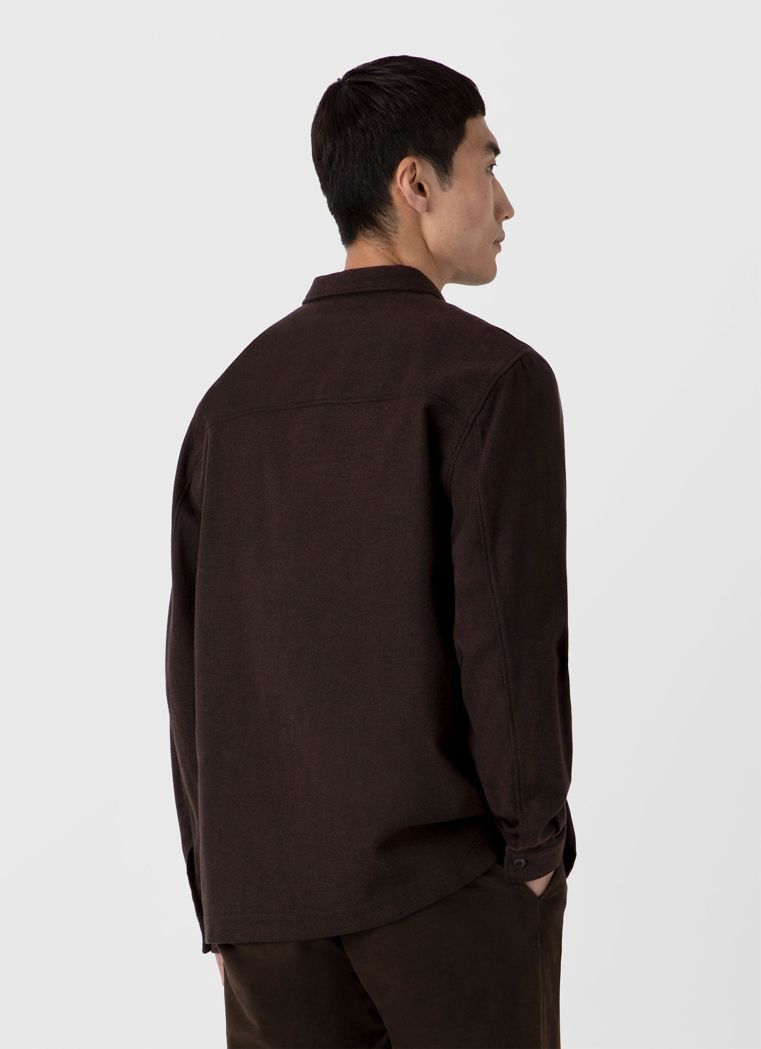 Herringbone Overshirt - 5
