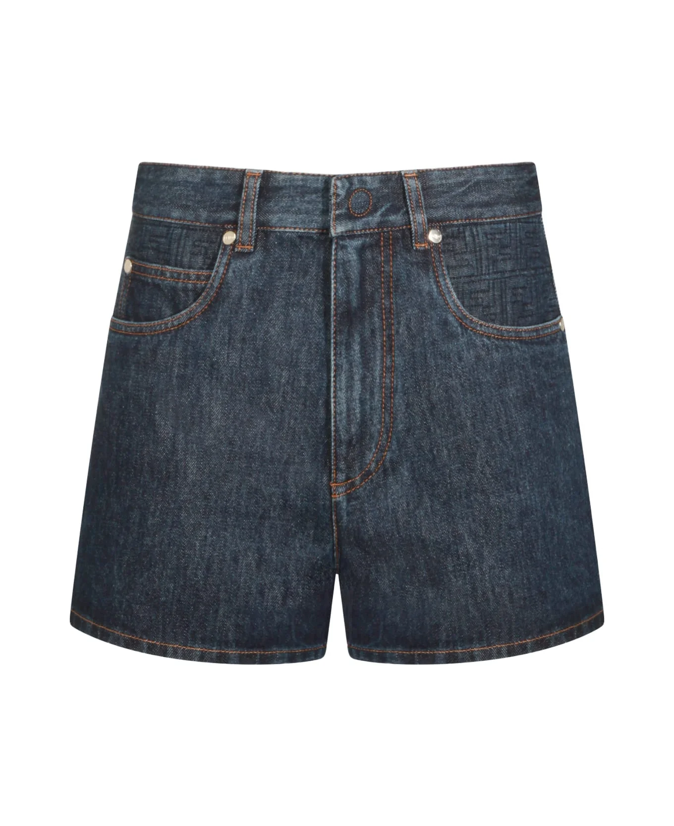 Blueberry Cotton Shorts - 1