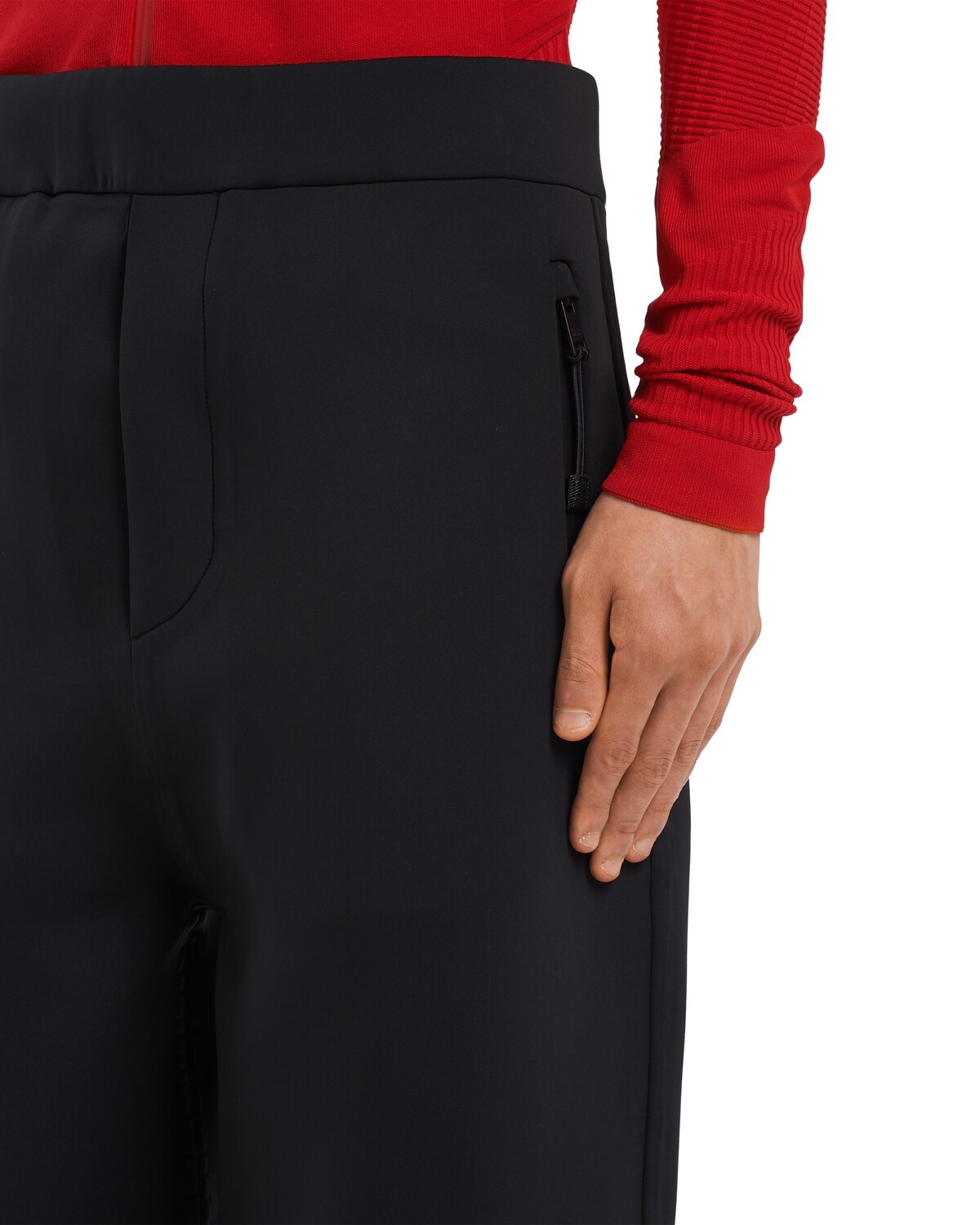 Printed technical fabric pants - 5