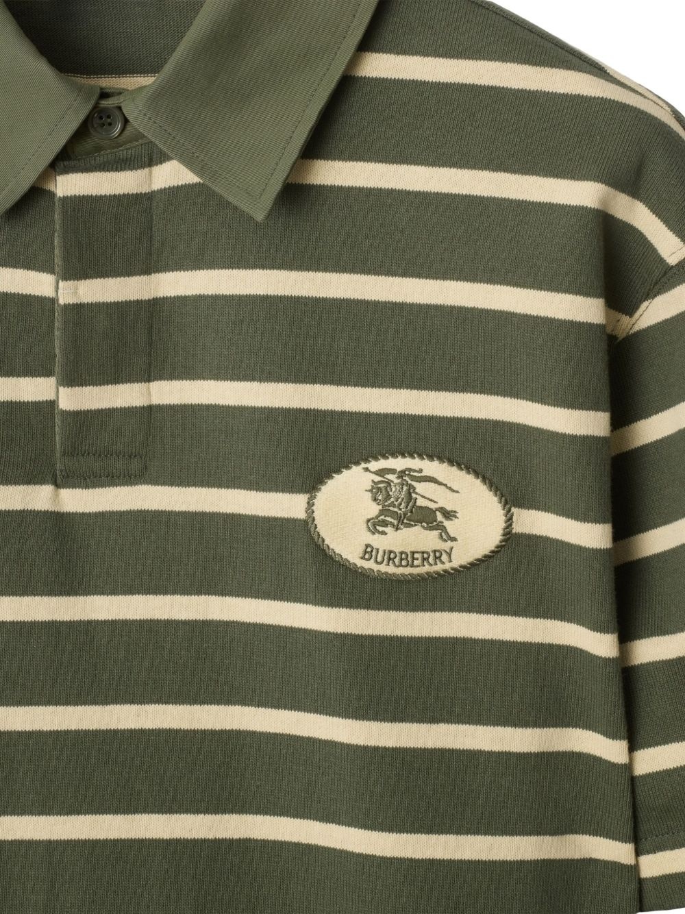 striped cotton polo shirt - 5