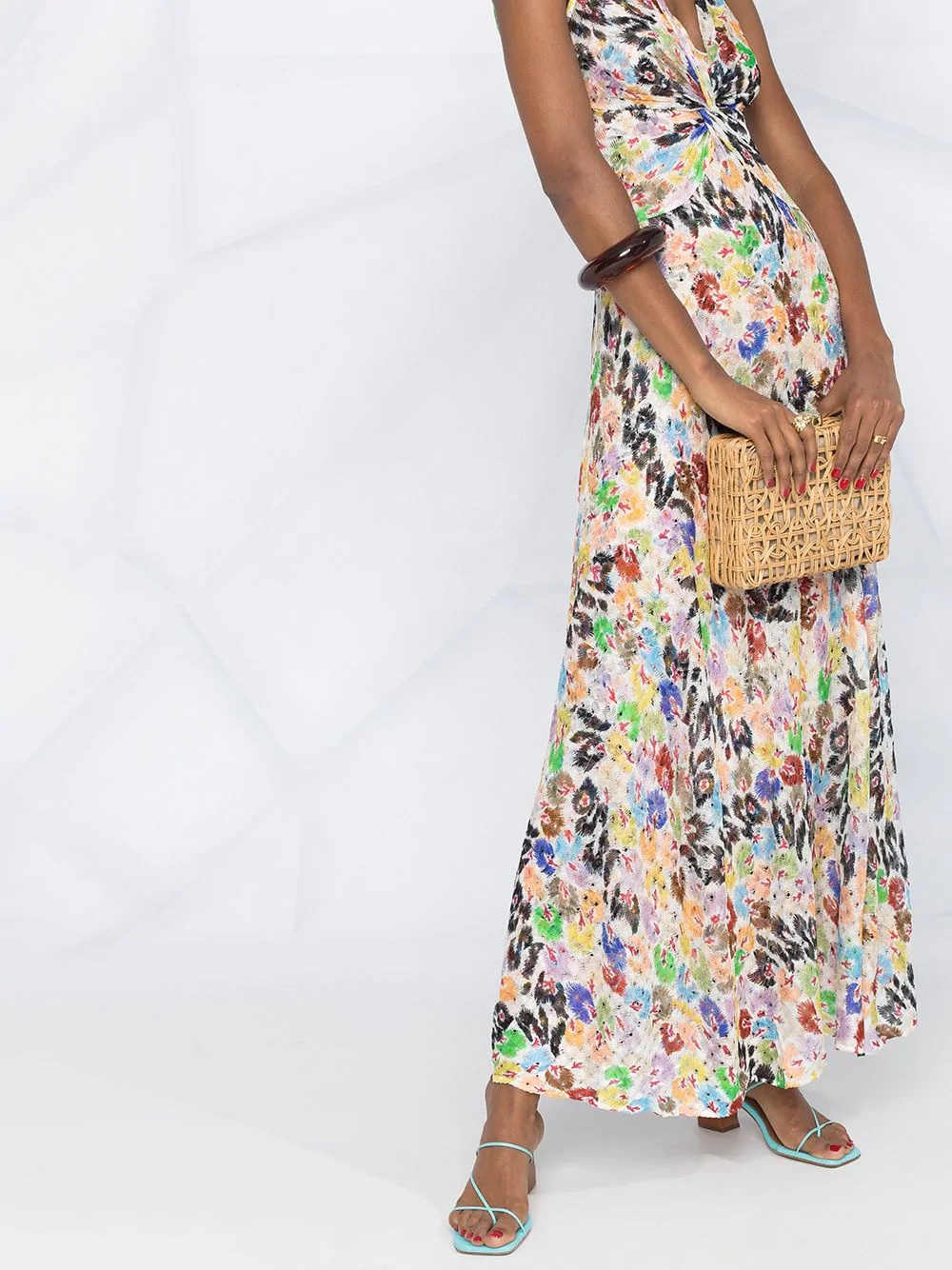 abstract-print maxi dress - 5