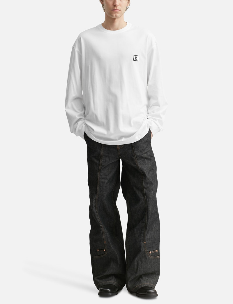 Wooyoungmi LONG SLEEVES LOGO T-SHIRT outlook