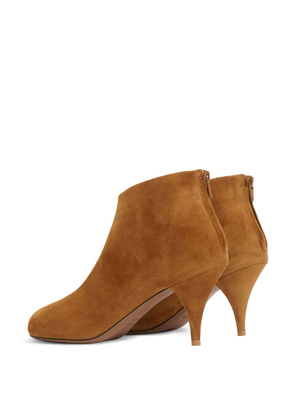 suede leather heeled boots - 3