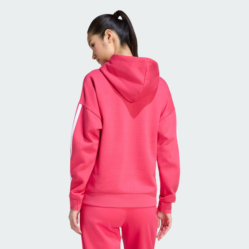 ESSENTIALS 3-Stripes FLEECE HOODIE 3