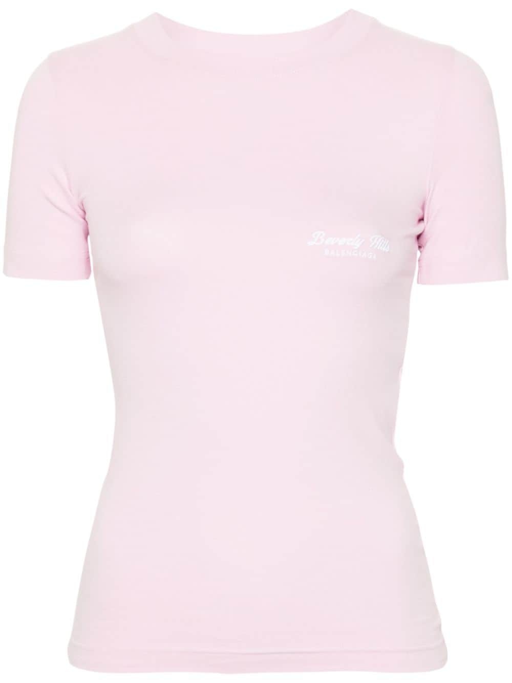 Beverly Hills embroidered T-shirt - 1