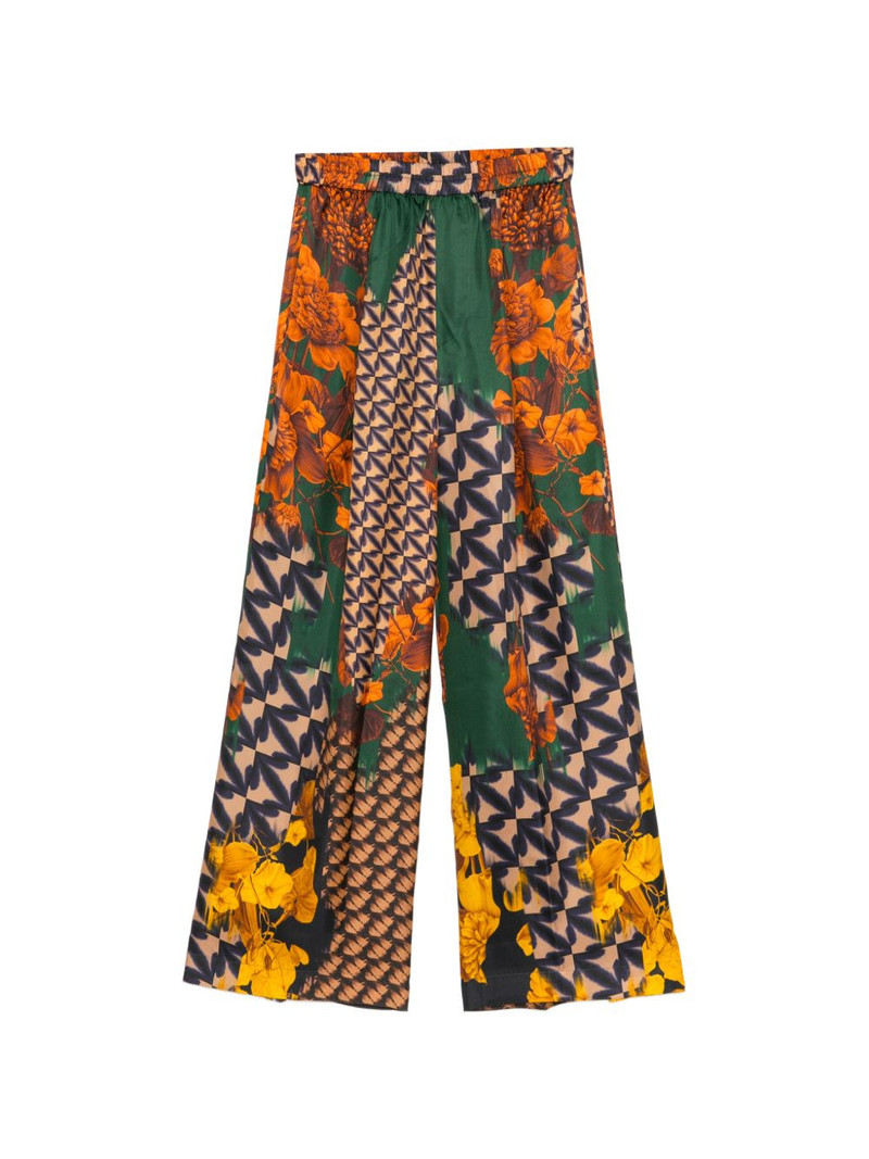printed silk trousers 1