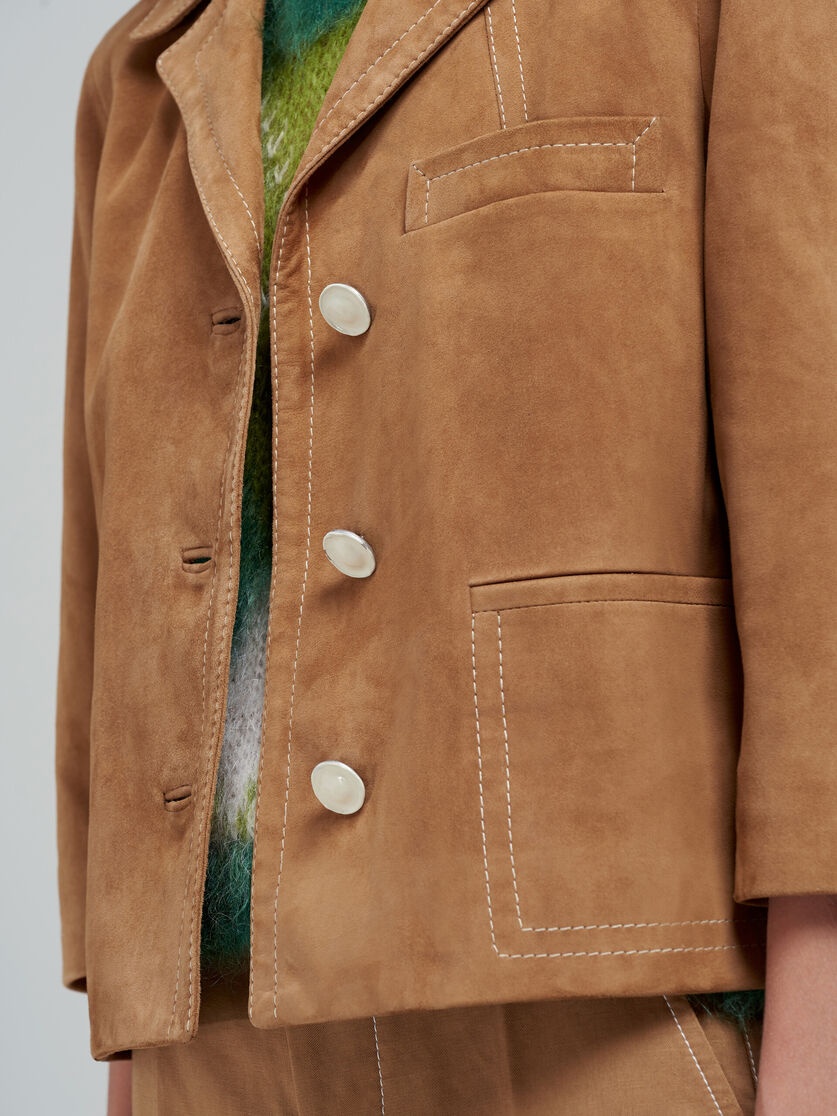 SUEDE NATURAL NAPPA JACKET - 5
